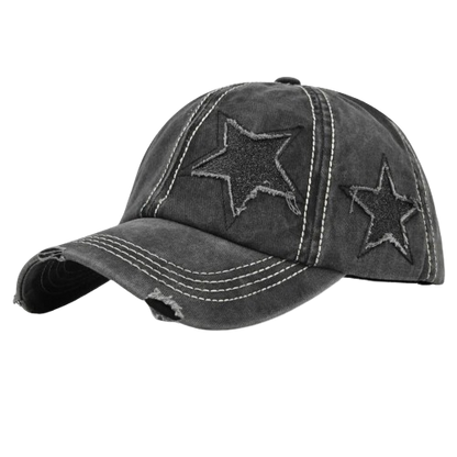 Washed Star Cap