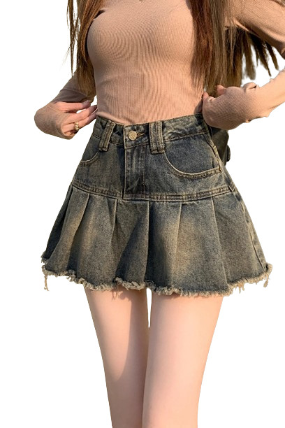 Cute Denim Skirt