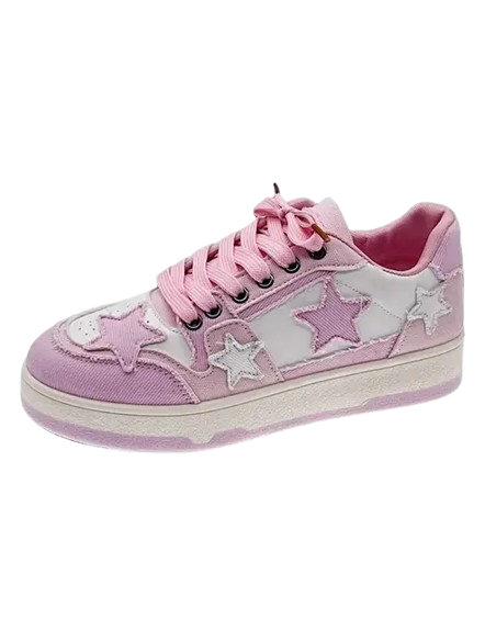 Pink Stars Shoes