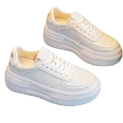 White Vulcanize Sneakers