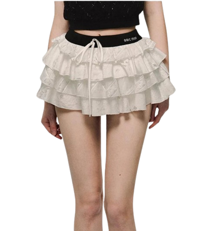 White Mini Skirt