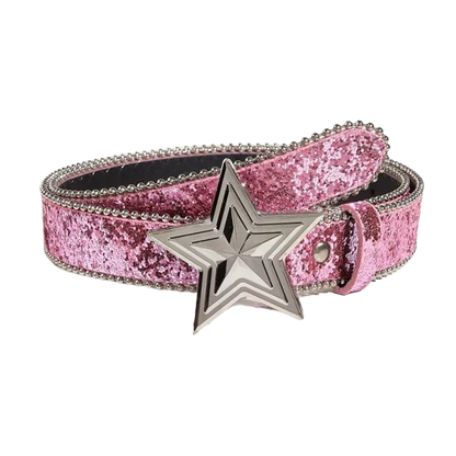 Pink Star Belt