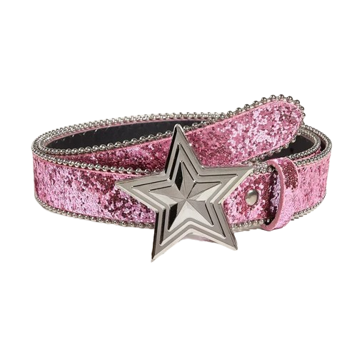 Pink Star Belt