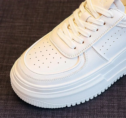 White Vulcanize Sneakers