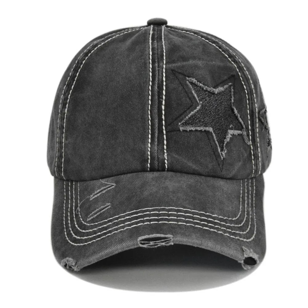 Washed Star Cap